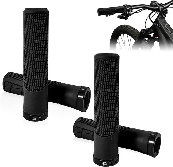 2 Paar Ergonomische Fahrradgriffe, 22 Mm, Universell Einsetzbar, Für Mountainbikes, Rennräder, Falträder, Citybikes Und Roller.