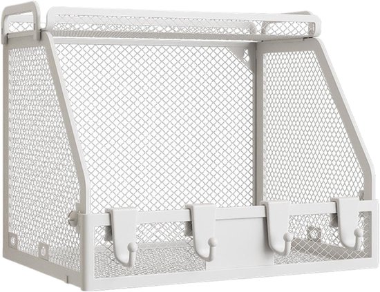 Wandmontierter Aufbewahrungskorb, Stabiler Drahtkorb Für Gemüse, Multifunktionaler Badezimmer Organizer Für Den Haushalt, Für Kosmetikartikel Und