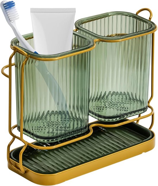 Zahnbürstenhalter Fürs Badezimmer, Rasierer Organizer Für Den Schreibtisch Wandmontierter Zahnbürstenhalter Für Waschbecken, Dusche, Waschtisch,