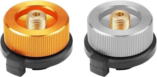 Gasflaschenadapter, Set Mit 2 Steckbaren Gasflaschenadaptern Für Grills, Gasflaschenadapter Für Gasherde, Gasflaschenadapter Mit Gasventil, Gasfl
