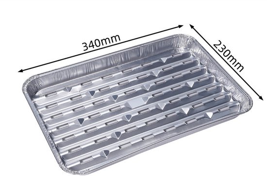 Bbq Aluminiumfolien Schalen 15 Stück Antihaftbeschichtung Bratpfanne Sicher Grillen Aluminium Grillschale Grillzubehör Grillbesteck Aluminium Koc