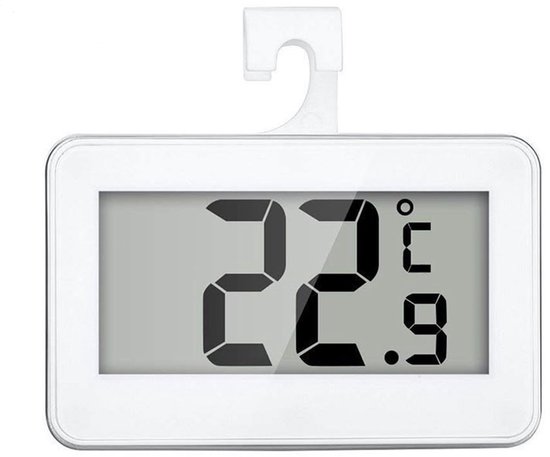 Digitales Mini Kühlschrankthermometer Wasserdicht Weiß