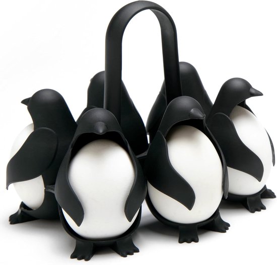 Universeller Eierhalter Eierkochkorb Lustiger Schwarzer Eierbecher Eieraufbewahrungsbox Aus Kunststoff