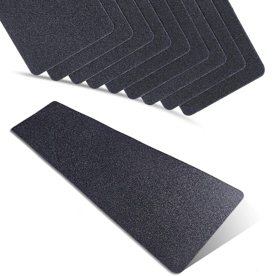 Rutschfeste Treppenmattenstreifen 15 Cm X 60 Cm, Selbstklebend 10 Stück Für Mehr Sicherheit Auf Treppenstufen