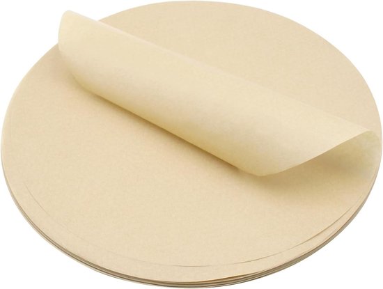 150 Runde Backpapierbögen (28 Cm Durchmesser) Backpapier Für Heißluftfritteuse Zuschneidbar Backpapier Für Pizza Und Aufläufe Im Backofen