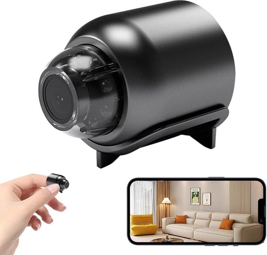 1080p Wlan Überwachungskamera Mit Bewegungserkennung Und App Steuerung Versteckte Kamera Für Den Innenbereich Mini Babysitterkamera Geheimkamera