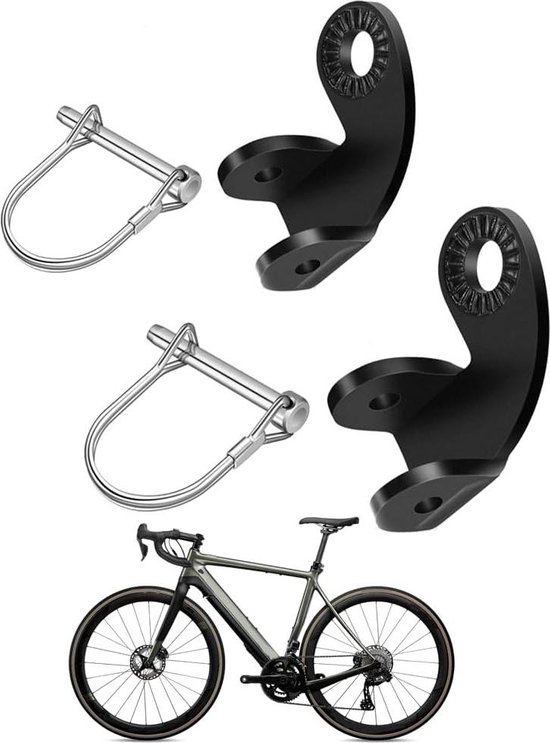 Fahrradanhängerkupplungsset Schwarze Fahrrad Zugstange Mit Sicherungsstift Anhängerkupplungsadapter Fahrradanhänger