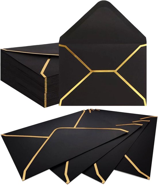 Briefumschläge 50er Pack 13,5 X 18,5 Cm Hochwertige Papierumschläge Einladungsumschläge Für Hochzeiten, Geburtstage, Partys Und Abschlussfeiern S