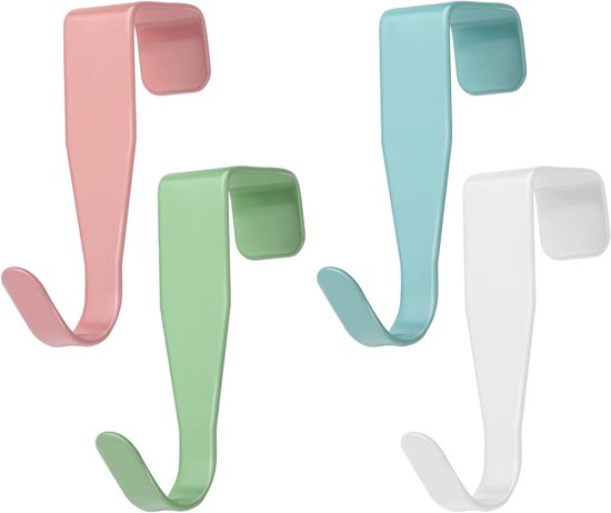 Set Mit 4 Türhaken Aus Edelstahl In Verschiedenen Farben, Für Badezimmer , Schrank Und Zimmertüren, Mit Einer Robusten Und Langlebigen Oberfläche