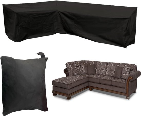 Schutzhülle Für Gartenbänke 215 X 215 X 87 Cm Gartenmöbelabdeckungen Schutzhülle Für Eckbänke Oxford Gewebe Wasserdicht/feuchtigkeitsbeständig/st