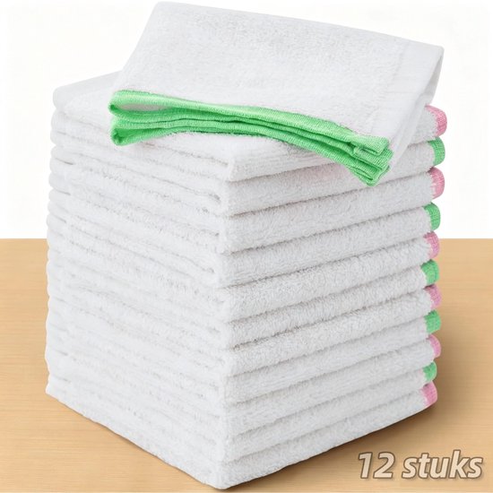 12 Geschirrtücher 30 X 30 Cm Küchenhandtücher Fensterputztücher Reinigungstücher Wiederverwendbar Haushaltsgeschirrtücher Umweltfreundlich Für Kü