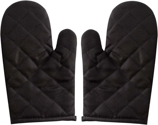 1 Paar Hitzebeständige Ofenhandschuhe Extra Dicke, Rutschfeste Backhandschuhe Für Backofen, Mikrowelle Und Grill Größe 28 X 18 Cm Ideales Kücheng