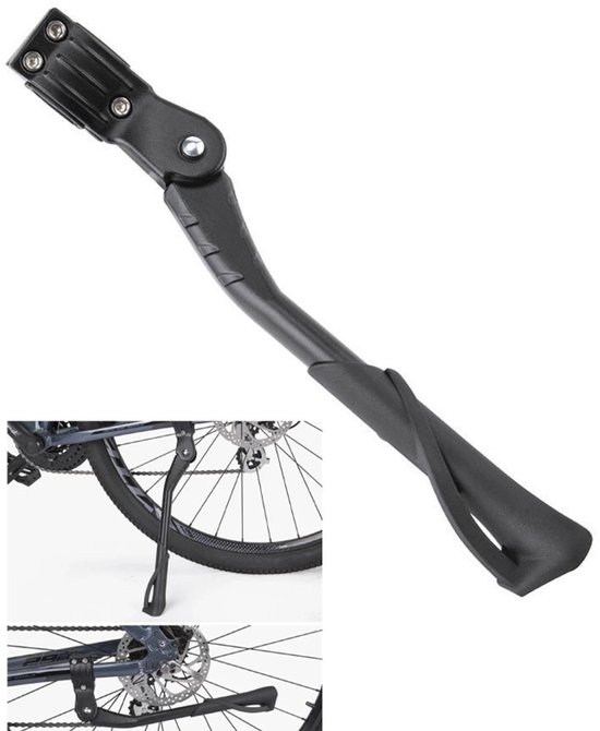 Fahrradständer Aluminium Seitenständer Einzelständer Mountainbike Seitenständer Verstellbare Halterung Von 35 41 Cm Feste Fahrradhalterung Für Mo