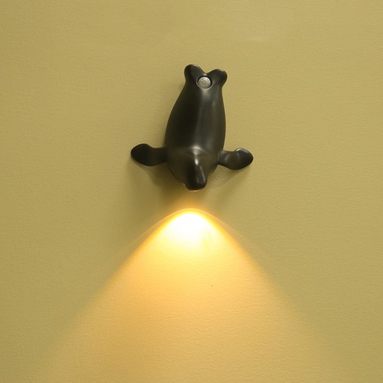 Led Lampe Mit Bewegungsmelder Seelöwenförmige Innenleuchte Für Veranda, Kleiderschrank Und Badezimmer Mit Automatischer Nachtbeleuchtung Für Gard