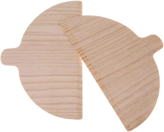 Pizzabrett Küchenutensilien Set Brot Und Gebäck Multifunktionales Design 2 Teilig Holzfarbe