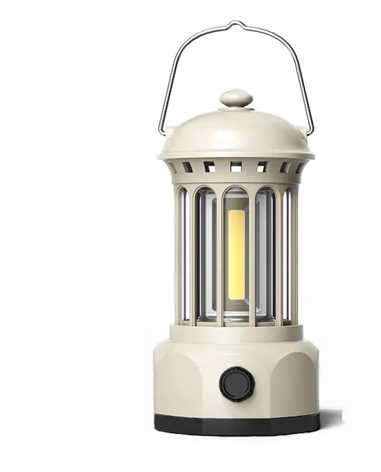 Wiederaufladbare Laterne Camping Taschenlampe, Wiederaufladbare, Wasserdichte Lampe Mit Praktischen Funktionen, Abs Gehäuse Mit Chrom Finish, Für