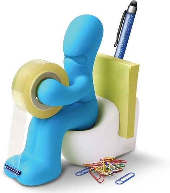 Klebebandabroller Haftnotizhalter Stift Und Klebebandhalter Büroklammerhalter Folienrollen Büroaccessoires Fürs Büro Zuhause Oder Schule Lustige