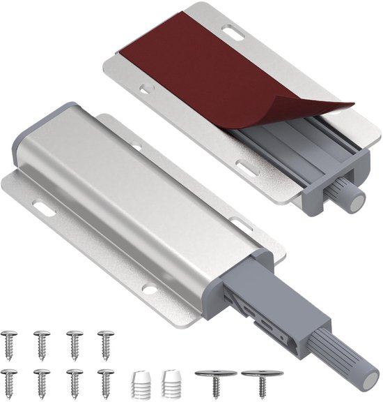 Magnetische Schranktürschlösser Mit Druckknopf, 6er Pack, Für Schranktüren, Robust, Druckknopfverschluss, Magnetische Türschlösser Mit Druckknopf
