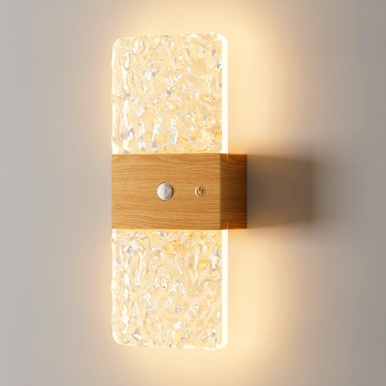 Schlafzimmer Nachtlicht Mit Bewegungserkennung Wiederaufladbare Version Magnetisch, Kabellos Dekorative Wandleuchte