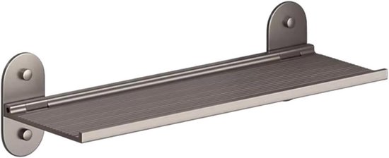 Klappbares Badezimmerregal Aus Aluminiumlegierung Für Kleine Räume Nagelfreie Montage Für Badezimmer Und Hotels 40 Cm