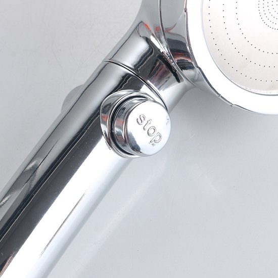 Duschkopf – Regendusche – Wassersparender Hochdruck-duschkopf, Einstellbarer Wasserdruck, Einfache Installation Und Reinigung, Silber