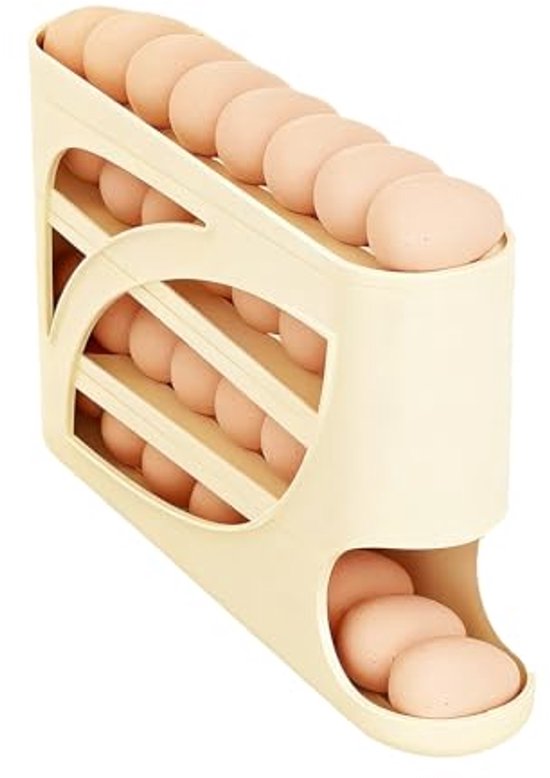 Eierablage, Kühlschrank Eierablage, Vier Etagen, Für Bis Zu 30 Eier, 32 X 7 X 18 Cm