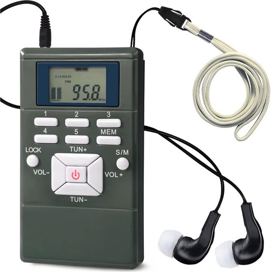 Für Das Tragbare Radio Mini Pocket Walkman Genießen Sie Ihre Lieblingsmusik Überall
