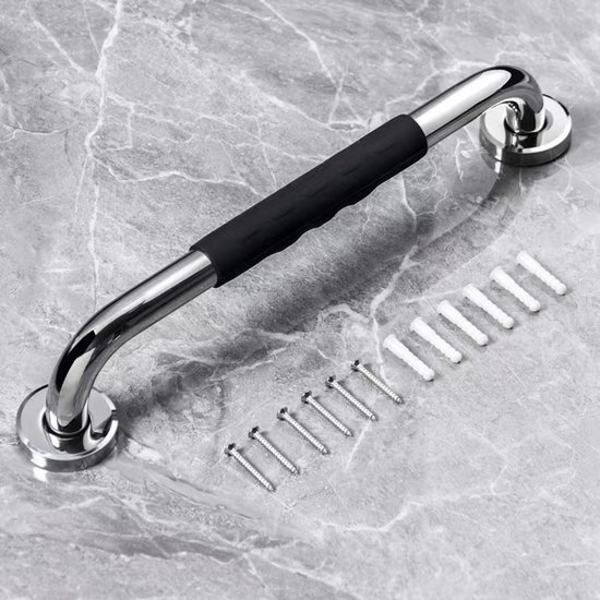 Haltegriff Für Toilette, 30 Cm Rutschfester Haltegriff Für Bad, Dusche, Badewanne, Edelstahlgriff Für Die Dusche Für Senioren/menschen Mit Behind