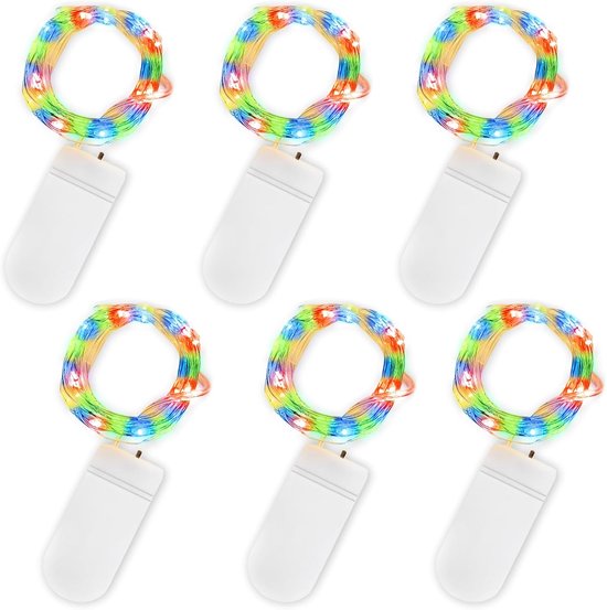 Stimmungsbeleuchtung, 2 Meter Lang, 20 Mm Wasserdichter Kupferdraht Mit Led Leuchten, Für Geburtstage, Partys, Hochzeiten, Gartendekorationen, Wa