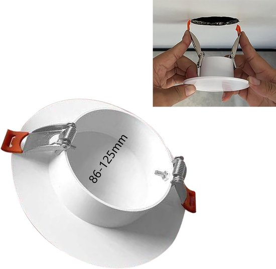 Stück Deckenlochabdeckung Deckenabdeckung Sicherheitsabdeckung Für Den Innen Und Außenbereich 13,4 Cm Durchmesser Für Wandöffnungen Von 86 125 Mm