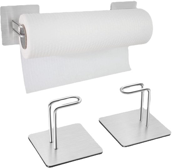 Toilettenpapierhalter Mit Ablage Küchenrollenhalter Silberner Toilettenpapierhalter Toilettenpapierhalter Edelstahl Kein Bohren Erforderlich Magn