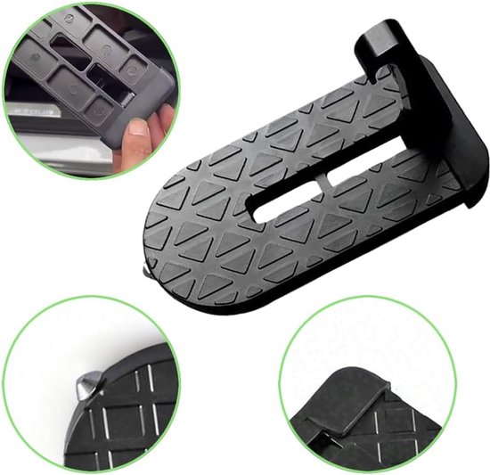 Passend Für Autotürpedale, 1 Teiliger Pedalhaken, Türklapphaken, Autotürpedal Aus Aluminiumlegierung, Schwarz
