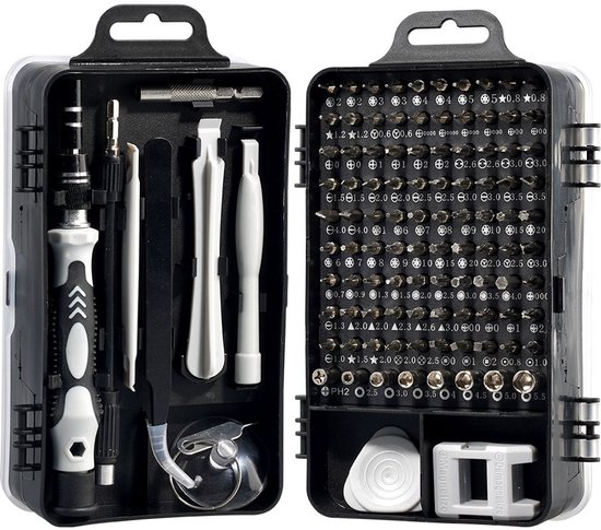 Präzisionsschraubendreher Set, 115 In 1 Magnetisches Schraubendreher Set, Professionelle Reparaturbits Für Macbook, Ps4 Pro, Iphone, Pc, Heimwerk
