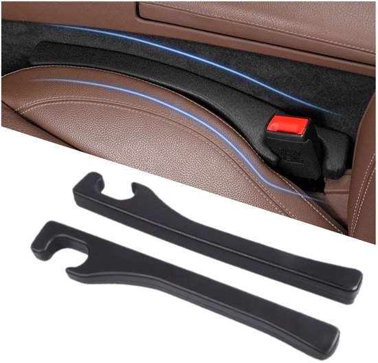 Autositz Spaltfüller (2er Pack), Universelle Autositz Spaltstopfen Aus Pu Leder Zum Füllen Des Spalts Zwischen Sitzen Und Konsolen, Verhindern Da