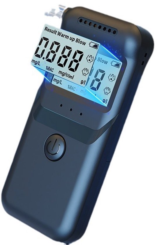 Elektronisches Alkoholmessgerät Blaues Lcd Display Hochwertiges Alkoholmessgerät Persönliches Alkoholmessgerät Für Den Heim Und Professionellen G