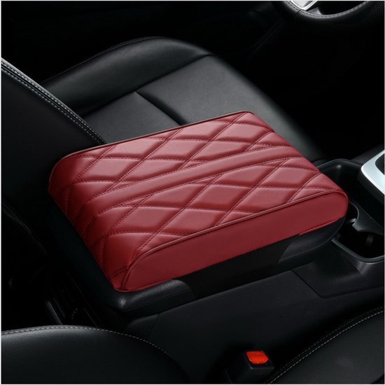 Auto Armlehnenmatte Aus Memory Schaum, 33 X 21 X 5 Cm Auto Armlehnenmatte Aus Leder, Mittelkonsolenabdeckung, Universelle Auto Armlehnenabdeckun