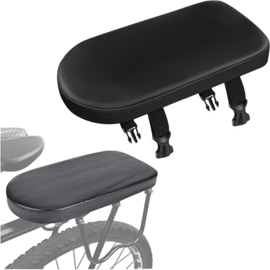 Fahrradsitzkissen Aus Pu Leder Bequem Und Gepolstert Für Mitfahrer Sitzkissen Für Gepäckträger Von Mountainbikes Und Rennrädern 30 X 15 X 3,5 Cm
