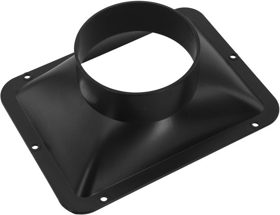 Wandflansch Lüftungsanschluss, Abs Rohrventilator Schlauchadapter Für Küchenabzugshauben, Verbesserung Der Raumluftqualität, 100 Mm/150 Mm, Schwa