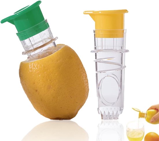 Zitronenpresse Manuelle Zitruspresse Mit Schraubverschluss Und Eingebautem Filter Zum Auspressen Von Zitronen /limettensaft, Zur Zubereitung Von