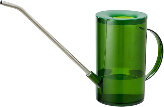 Allecto Plus Gießkanne Für Zimmerpflanzen Mit Langem Ausguss Und 1 Liter Fassungsvermögen Grüne Gießkanne Für Blumen Und Sukkulenten