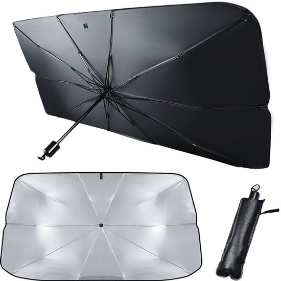Sonnenschutz Windschutzscheiben Sonnenschirm Für Kleinwagen, Patentiertes Design, 125 X 65 Cm