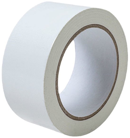 5 Rollen Starkes, Wasserfestes, Weißes Klebeband, Je 10 Meter Lang Und Ca. 4,8 Cm Breit. Stark Haftend, Hinterlässt Keine Rückstände, Große Verpa