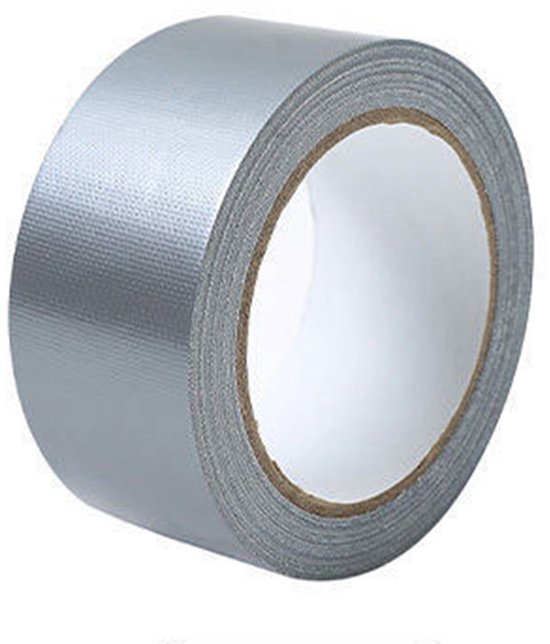 5 Rollen Starkes, Wasserfestes, Silberfarbenes Klebeband, Je 5 Meter Lang Und 4,8 Cm Breit, Starke Haftung, Hinterlässt Keine Rückstände, Großpac