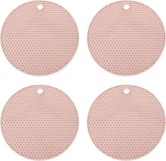 Silikonuntersetzer Für Heiße Pfannen Rutschfeste Matte 18 Cm 4 Stück Multifunktionale, Rutschfeste Und Hitzebeständige Untersetzer Für Pfannen Un