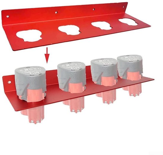 Für M12 Batteriehalter Mit 4 Steckplätzen