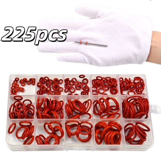 1 Set Silikon O Ringe Verschiedene Größen, Langlebige Dichtungen Rutschfeste Ringe 20 X 2,4 Mm Für Den Heimgebrauch, Zum Abdichten Und Schützen V
