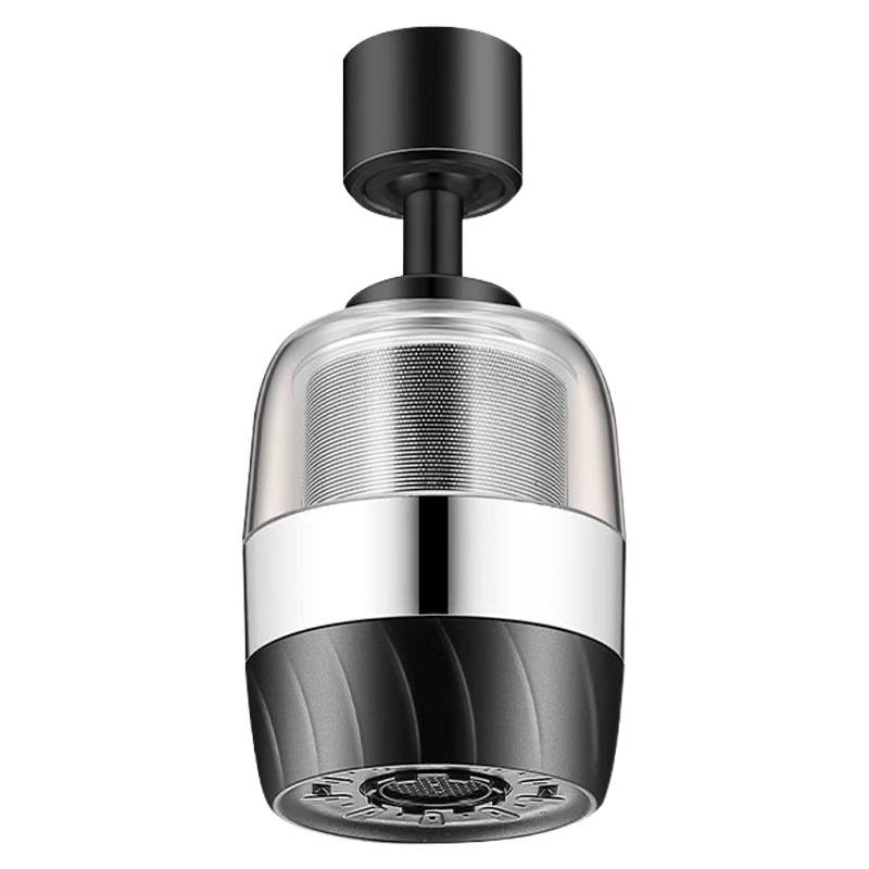 Ausziehbarer Schwenk Wasserhahn Als Ersatzteil Für Wassersparende Montage, 1/2" Gewinde Für Handelsübliche Küchenspülen, Schwarz