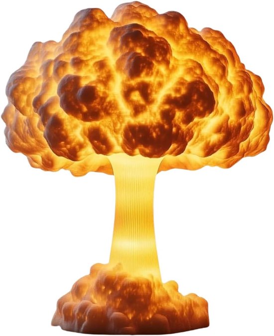 3d Tischleuchte In Pilzform Nachtlicht In Form Einer Atombombenexplosion Handgefertigte Schreibtischlampe Aus Kunstharz Für Die Schlafzimmerdekor