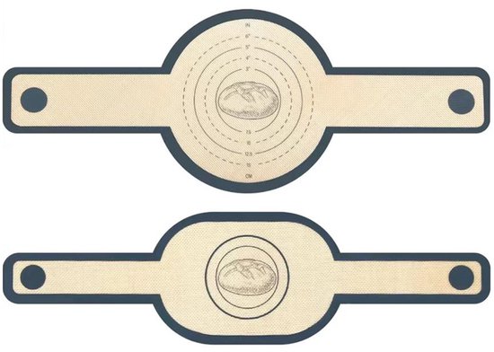 Teigmatte Mit Langen Griffen 2 Teilig Multifunktionale Silikon Backmatte Wiederverwendbare Ofenmatte Silikon Backmatte Mit Tragefunktion Brotback