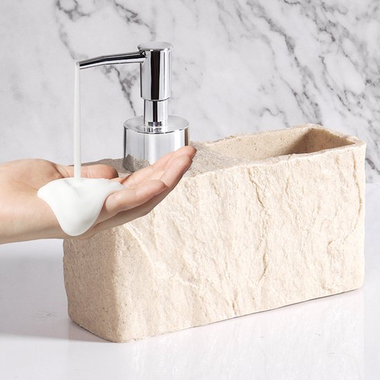 Wandseifenspender Glasflasche Edelstahlpumpe Für Handseife, Spülmittel Und Lotion Für Küche Und Bad